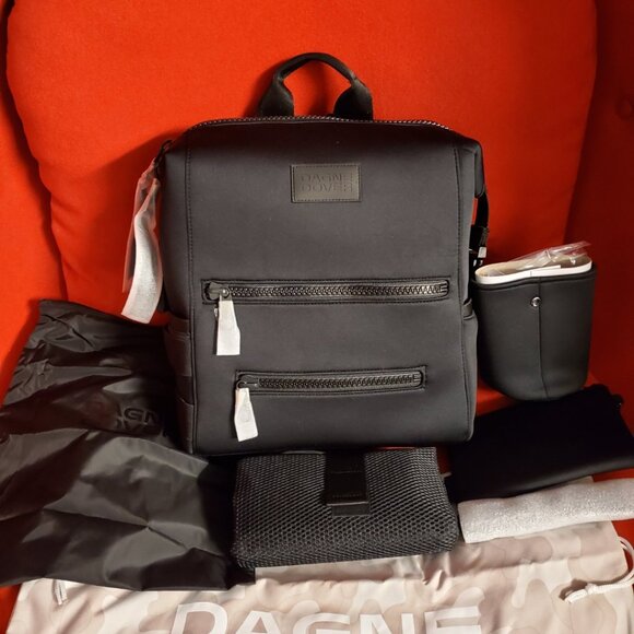 Dagne Dover Indi Neoprene Diaper Backpack - Onyx Black BRAND  display picture 3